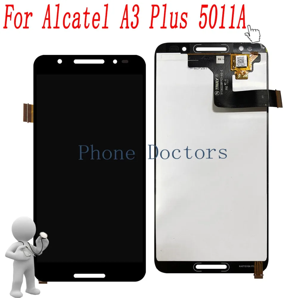 

5.5" Full LCD DIsplay+Touch Screen Digitizer Assembly Replacement For Alcatel A3 Plus 5011A