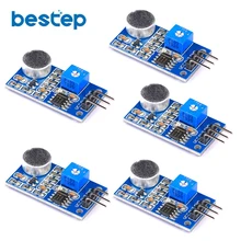 5 шт. датчик обнаружения звука модуль микрофон шум децибел интерфейс