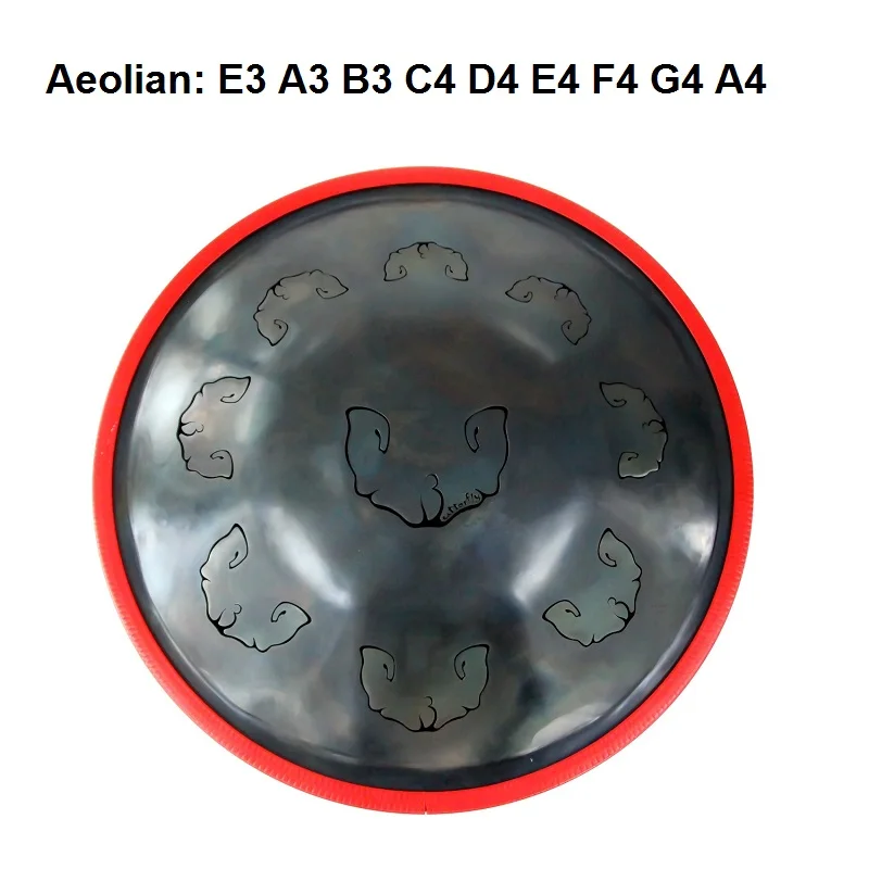 Мелкий основной ручной работы ручной профессиональный барабан Byzanti или фригианская ручная тарелка Aeolian или Roma стальной язык барабан - Цвет: Aeolian