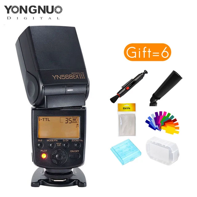 Yongnuo YN568EX III 2 4G TTL Высокоскоростная синхронизация Беспроводная вспышка Speedlite для