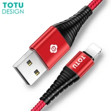 TOTU USB кабель для iPhone X 8 7 Plus Быстрая зарядка зарядное устройство кабели для iPhone 6 6 S Plus 5 SE iPad Шнур кабель для мобильного телефона