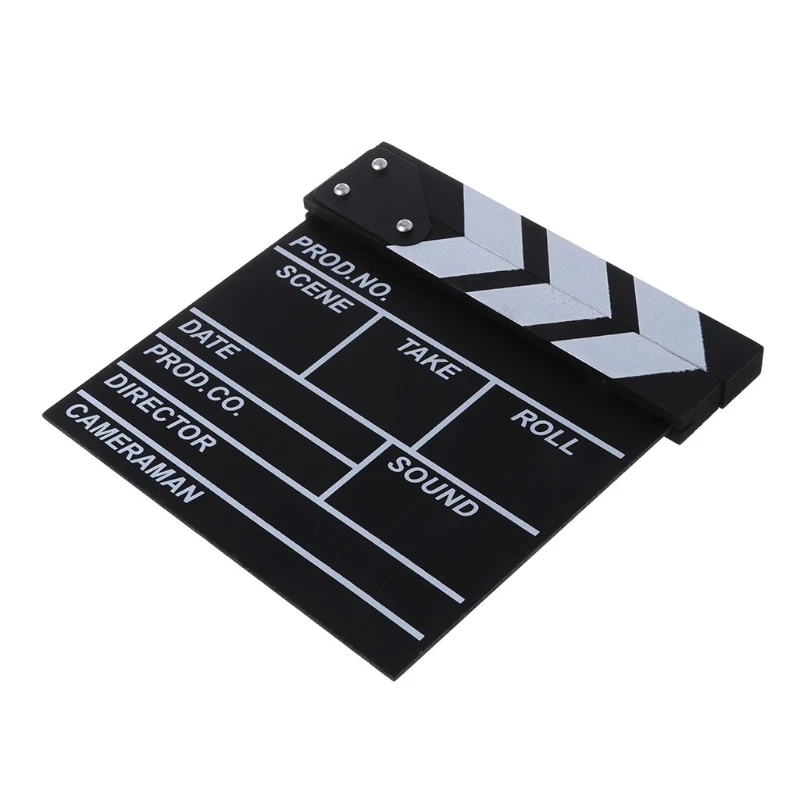 

Film Director's Clapper Board HOLLYWOOD Movie Scene Clapboard Photography Props-Y1QA
