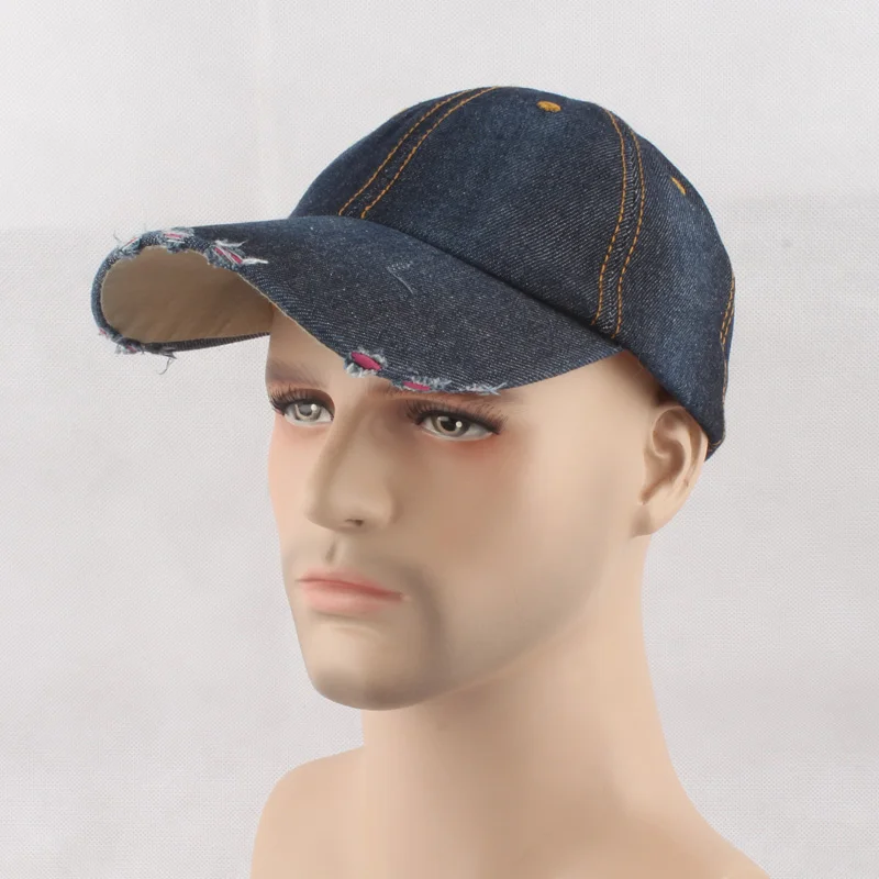 FURANDOWN модная бейсболка s для мужчин женщин Snapbacks джинсовая кепка брендовая уличная шляпы для гольфа для женщин Кепка с металлической буквой