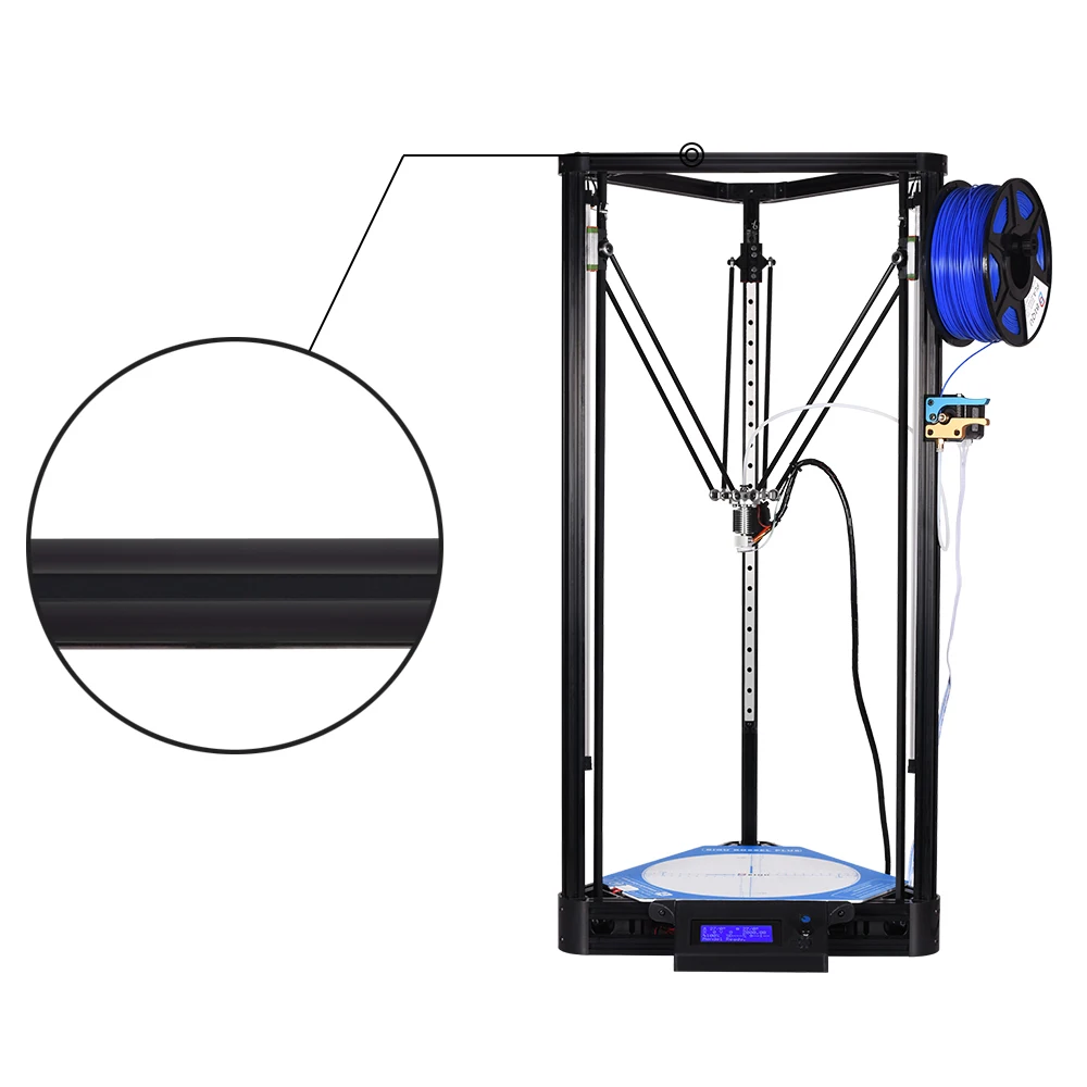 BIQU Metal Kossel Plus/Pro DIY 3D принтер Delta большой размер печати с BLTouch датчик для