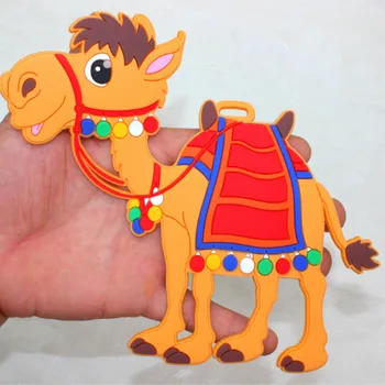 

Travel Accessories Animal Cartoon Camel Shape Silica Gel Suitcase ID Addres Holder Baggage Boarding Tags