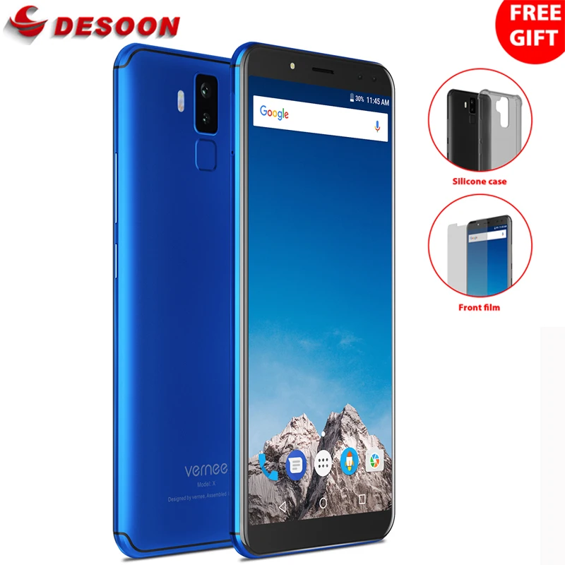 

Vernee X1 Mobile Phone 6.0 inch 18:9 FHD 6GB RAM 64GB ROM Android 7.1 Octa Core 16MP Four Cameras 9V 2A Quick Charge Face ID