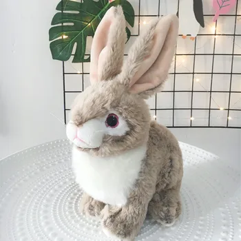 

lucky boy sunday rabbit plush toy stuffed soft doll cute real plush rabbit baby kids toy for girl birthday christmas gift