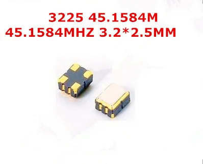 10PCS Active SMD Crystal Oscillator 3225 45.1584M 45.1584MHZ 3.2*2.5MM 4 feet PXO/OSC 3225 49.152M 49.152MHZ 49.1520MHZ 3.2X2.5