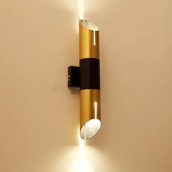 

Modern fashion iron art baking varnish sub light colored wall lamp upper and lower illumination bracket light LU8161042