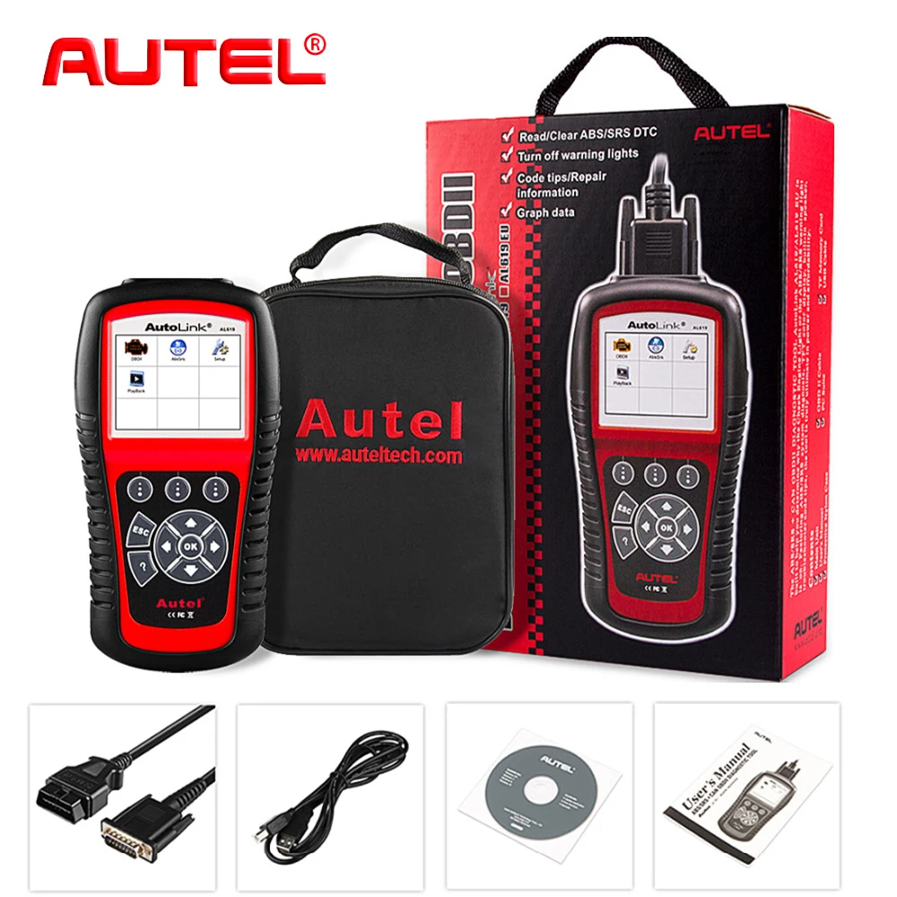 Autel Original Car Diagnostic Tool OBD2 Automotive Scanner AL519 OBD 2 EOBD Fault Code Reader Scan Tools Escaner Automotriz Autel Original Car Diagnostic Tool OBD2 Automotive Scanner AL519 OBD 2 EOBD Fault Code Reader Scan Tools Escaner Automotriz