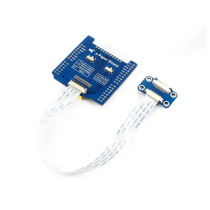 

Universal e-Paper Shield Raw Panel Driver Shield for Arduino/NUCLEO, supports various Waveshare SPI e-Paper Raw Panels
