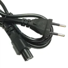 ЕС США Евро Мощность кабель в европейском и американском стиле IEC C5 клеверная листовая Мощность шнур 1,2 м 4ft для адаптеры переменного тока ноутбук Тетрадь