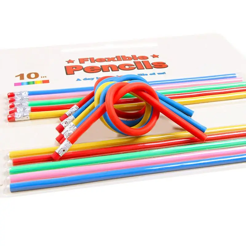 

Kids Toy Pencil Bendy Flexible Soft Pencil Fantastic Magic Bendable Soft Flexible Pencils With Erase School Office Supplies