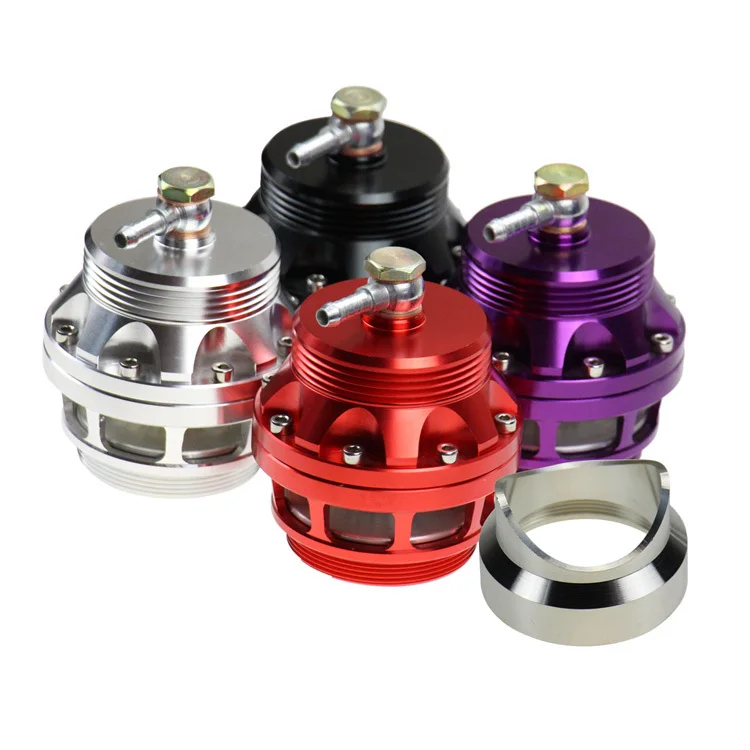 50mm Blow off valve universal BOV Turbo with aluminum flange for audi vw/blow dump/Blow off adaptor(Purple,Black,Silver,Red)
