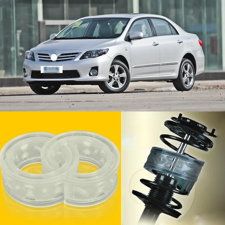 

2pcs Power Front /Rear Shock Suspension Cushion Buffer Spring Bumper For Toyota Corolla