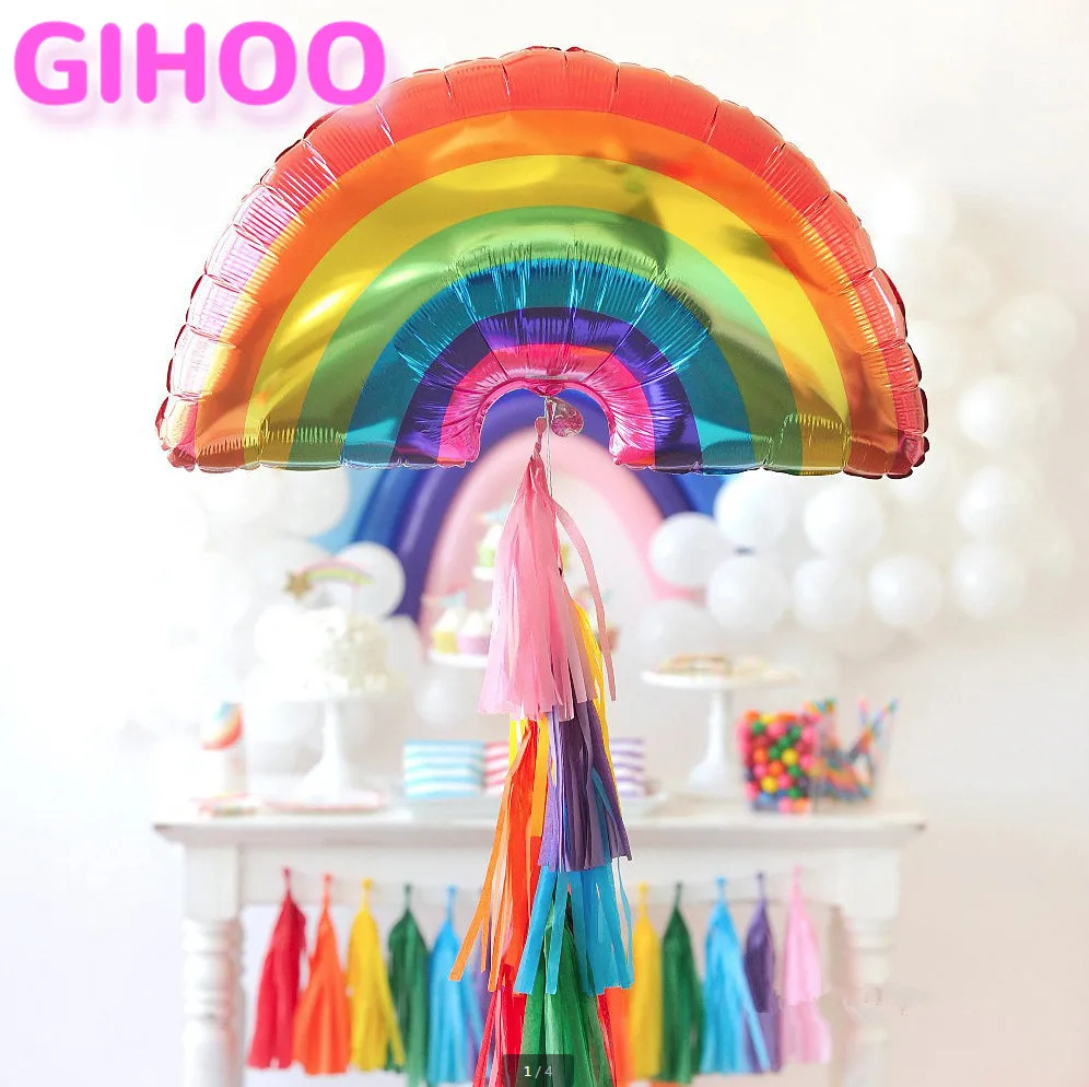 

1PC Colorful Rainbow Flamingo Pineapple Watermelon Balloons Birthday Summer Theme Party Fruit Helium Globos Decor Supplies Toys