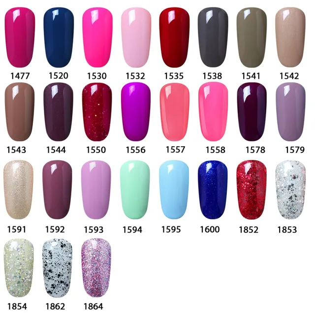 Elite99 10ml Uv Led Lamp Gel Nail Polish Pure Colors Semi Permanent Elite99 10ml Uv Led Lamp Gel Nail Polish Pure Colors Semi Permanent