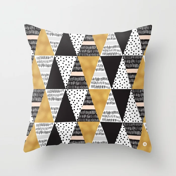 mosaic-triangles-textures-2-pillows