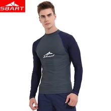Sbart ограниченное по времени предложение Мужская Защита от солнца; Серфинг Одежда для подводного плавания с длинными рукавами солнцезащитные МЕДУЗЫ купальник Рашгард серфинг