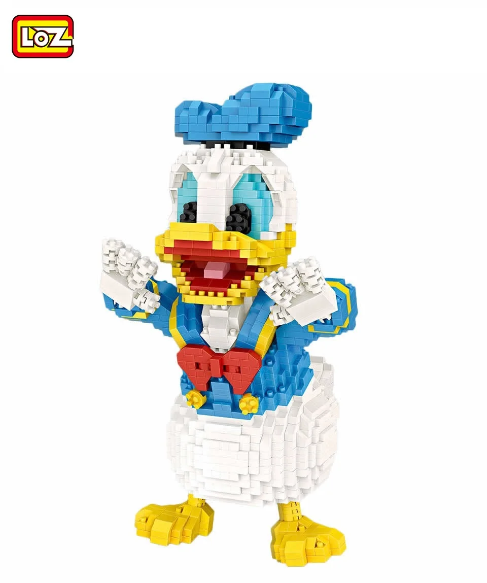 

1670pcs LOZ Diamond Blocks Cartoon Duck Mini Building Bricks Toys Anime Auction Figure Juguetes Adults Toy Gifts for Girls 9038