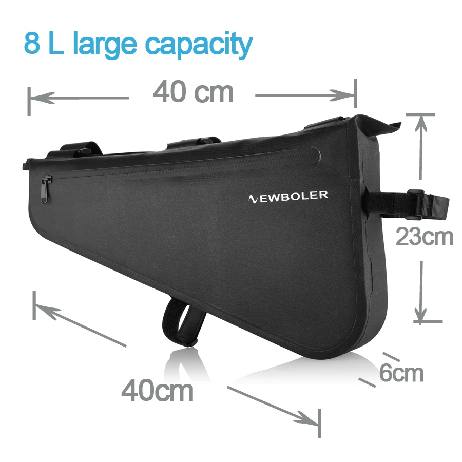Best NEWBOLER Rainproof Bike Bag Large Capacity MTB Road Frame Bag Triangle Pouch Waterproof Caulking Bicycle Bag Pannier Accessories 4 Best NEWBOLER Rainproof Bike Bag Large Capacity MTB Road Frame Bag Triangle Pouch Waterproof Caulking Bicycle Bag Pannier Accessories 4