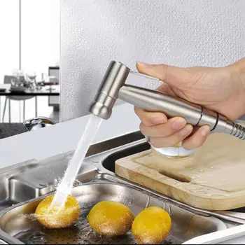

Brushed Hand Held Bidet Sprayer, Premium Stainless Steel Diaper Sprayer Shattaf