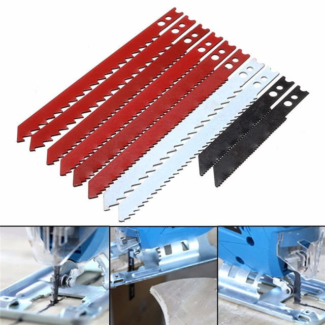 10Pcs Jigsaw Blades Set For Black Decker Jig Saw Metal Plastic