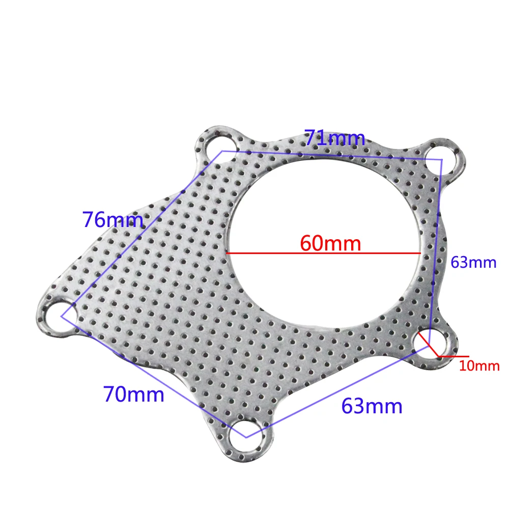 T3-T4 5-болт B/D серии турбо коллектор водосточная труба выхлопного графита алюминиевая прокладка HT4953