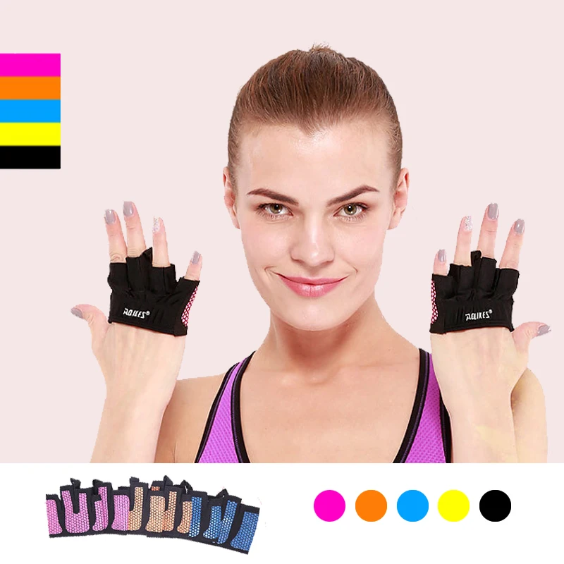 1Pair Protector Gym Anti-skid Men & Women Gym Gloves Breathable Body Building Exercise Training Sports Fitness Gloves Crossfit 1Pair Protector Gym Anti-skid Men & Women Gym Gloves Breathable Body Building Exercise Training Sports Fitness Gloves Crossfit