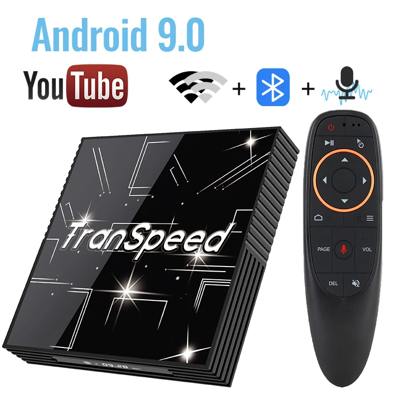 

TR66mini Android 9.0 2.4G&5.8G TV BOX WIFI Bluetooth Google Assistant RK3318 4K 3D Utral 4G 64G TV box Play Store IPTV Top Box