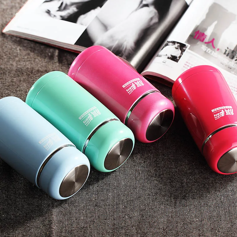 QF 304 stainless steel mini thermos water bottle students simple lovely