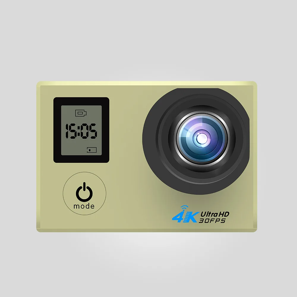 Ультра HD 4K экшн-камера Wifi 1080P 16 МП двойной экран 170D Go Водонепроницаемая профессиональная камера 4K Спортивная камера Мини Dvr+ пульт дистанционного управления