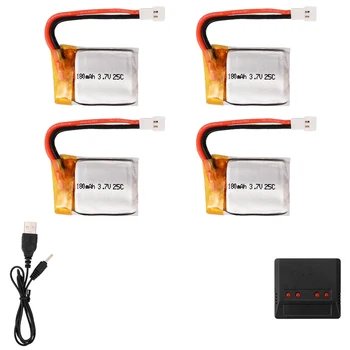 

For Syma S107/S107G/S108 Set of Upgraded 3.7V Lithium Polymer 180mAh LiPo Battery