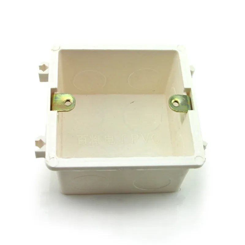 10PCS jomall wall switch Wallpad  8686MM Cassette Universal  Mounting Box for Wall Switch (86 type of switch box)86 Bottom Box (6)