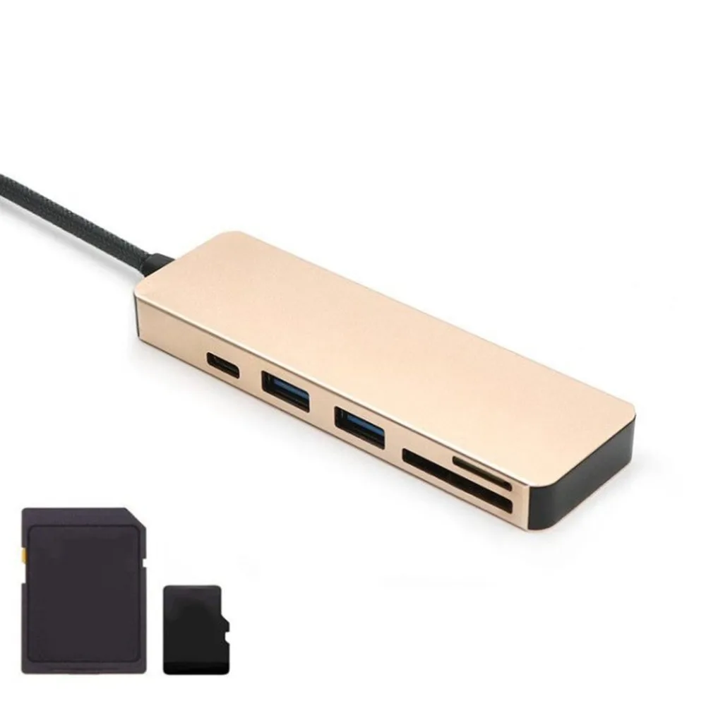 Multifunction USB 3.1 Type-C Hub TF Card Reader Type C To USB Converter High Speed USB 3.0 Splitter Hub Adapter For Macbook Multifunction USB 3.1 Type-C Hub TF Card Reader Type C To USB Converter High Speed USB 3.0 Splitter Hub Adapter For Macbook