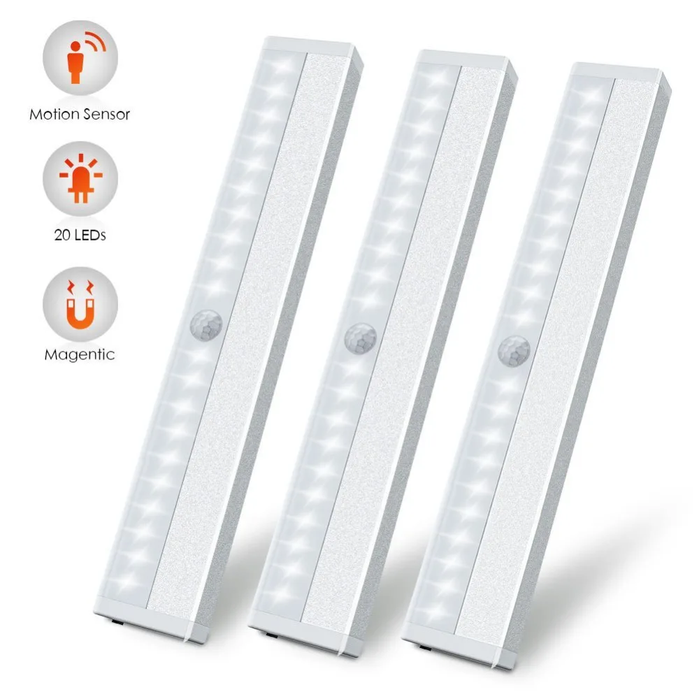 LED Motion Sensor Closet Light, Wireless Motion Sensing Under