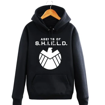 

Autumn and winter hedging hoodie Thick S.H.I.E.L.D. Avengers Free shipping