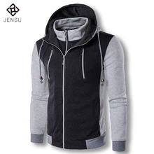 2017 Men Hooded Jackets and Coats font b Hoodies b font Zipper Men s Casual Fashion
