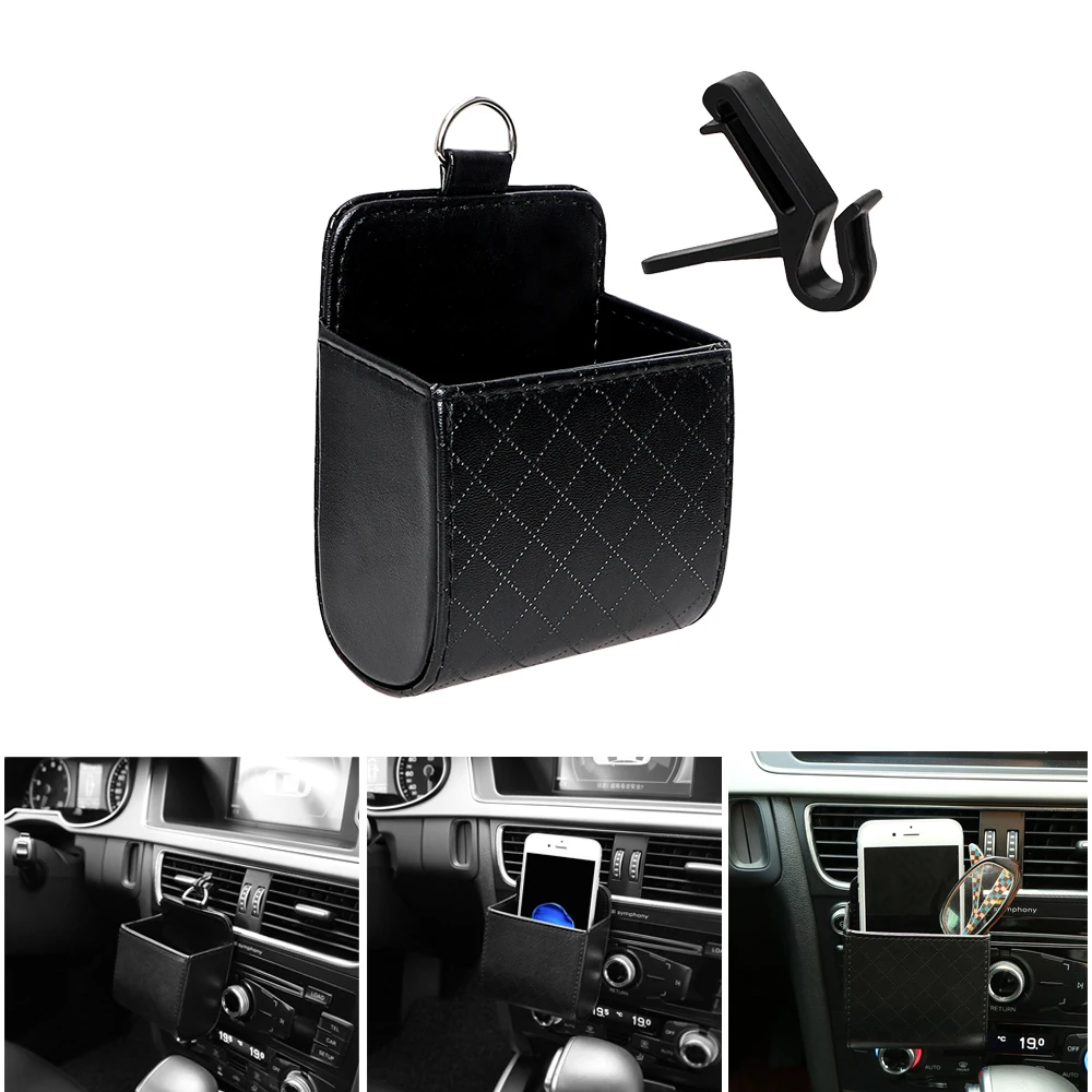 

car organizer box bag air outlet Hanging bag for suzuki sx4 s-cross hyundai i10 citroen c4 toyota corolla nissan qashqai audi a1