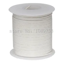 22 AWG многожильный, Провода белый 30 м 100 футы 0.025" ul1007 300 вольт