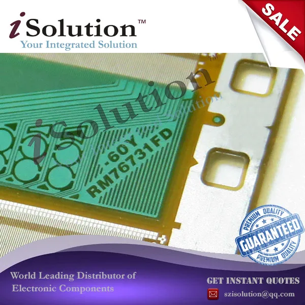 

NEW and original LCD Driver (COF/TAB) IC : RM76731FD-60Y