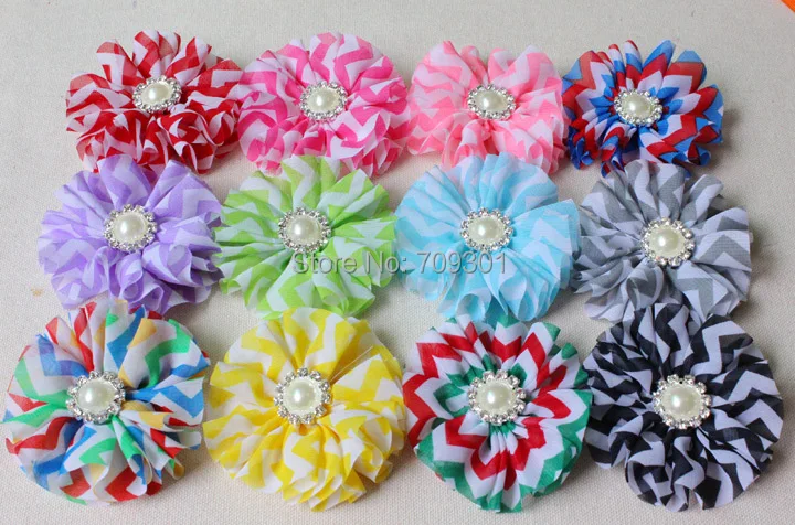 Шифоновые Цветочные пуговицы с воланом 3 дюйма|ballerina flower|children hair accessorieshair accessories |