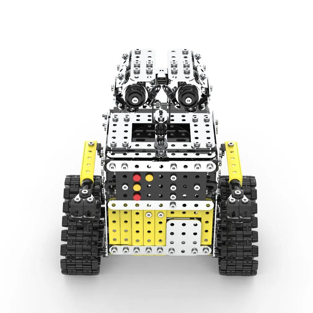 728 шт. DIY RC робот скользящий блок здание Собранный пульт дистанционного