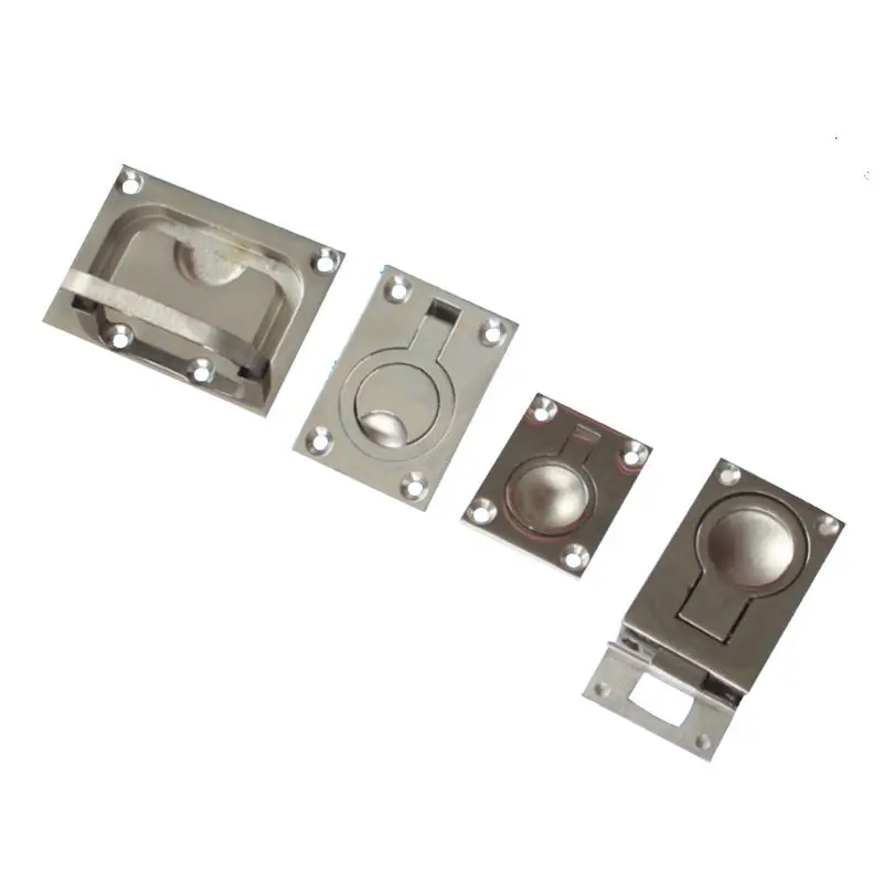 

Boat Pull Handle 316 Stainless Steel Flush Hatch Locker Cabinet Lift Pull Handle for Marine Yacht