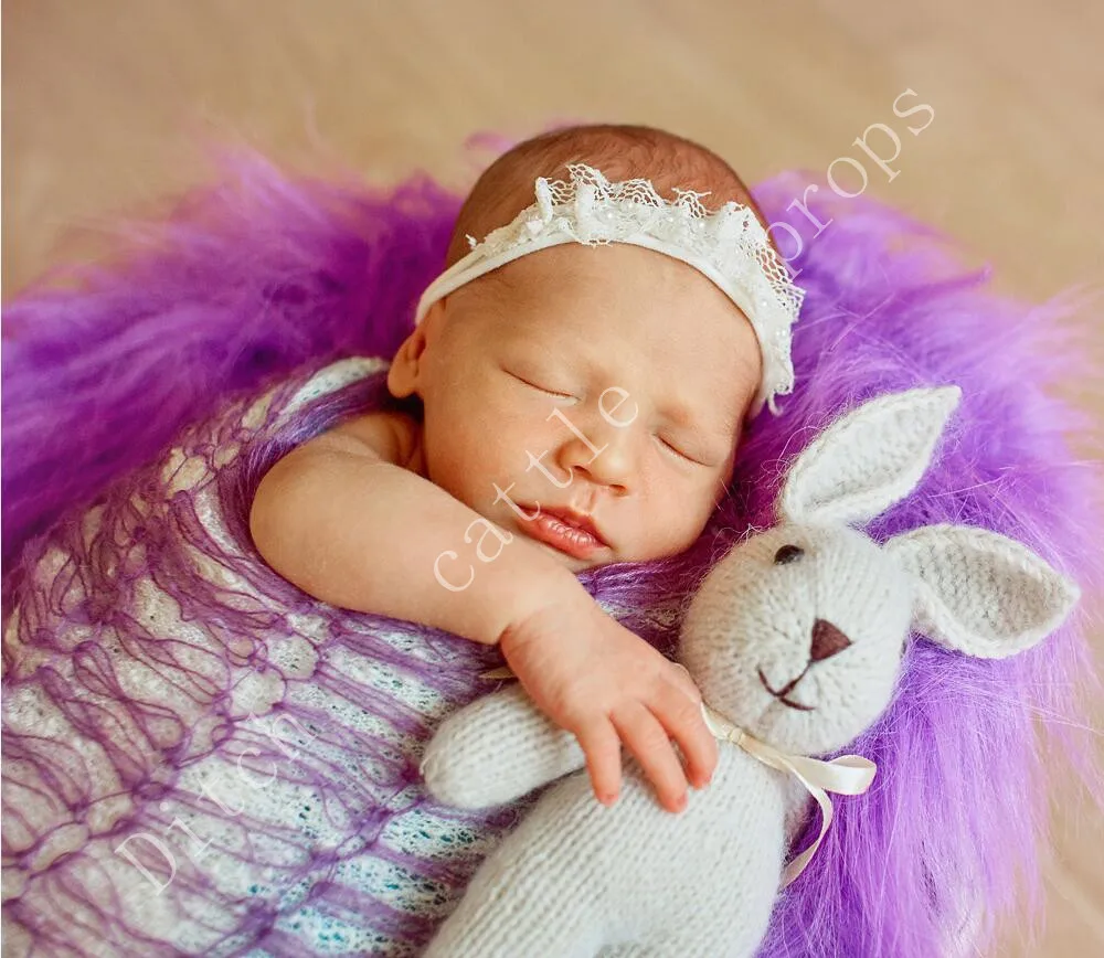 75*50 см) искусственное меховое одеяло корзина душно монгольский мех для фотографирования новорожденных фотографии Фотофон с подставкой
