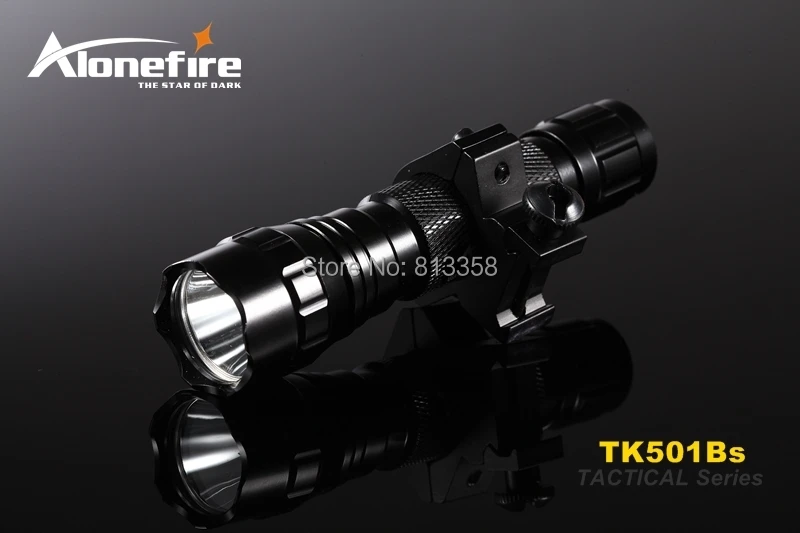 Alonefire tk501bs тактический серии CREE XM-L2 LED 1/3/5 режима Профессиональные фонарик Свет-1