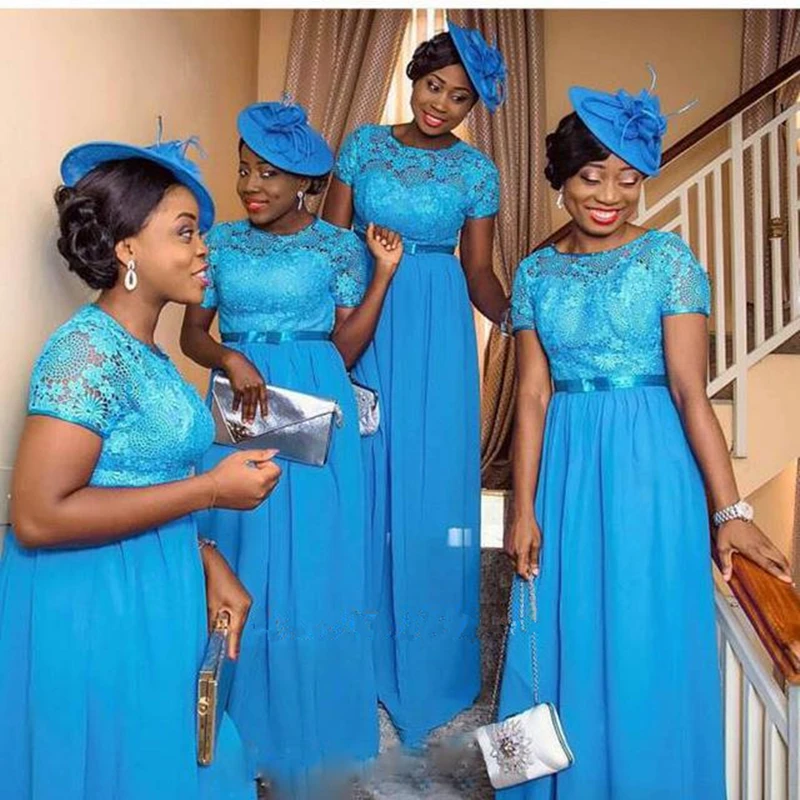 plus size sky blue bridesmaid dresses