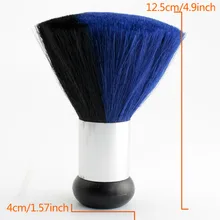Salon Hair Cutting Neck Duster Brush For Stylist Barber Hairdresser Blue Black
