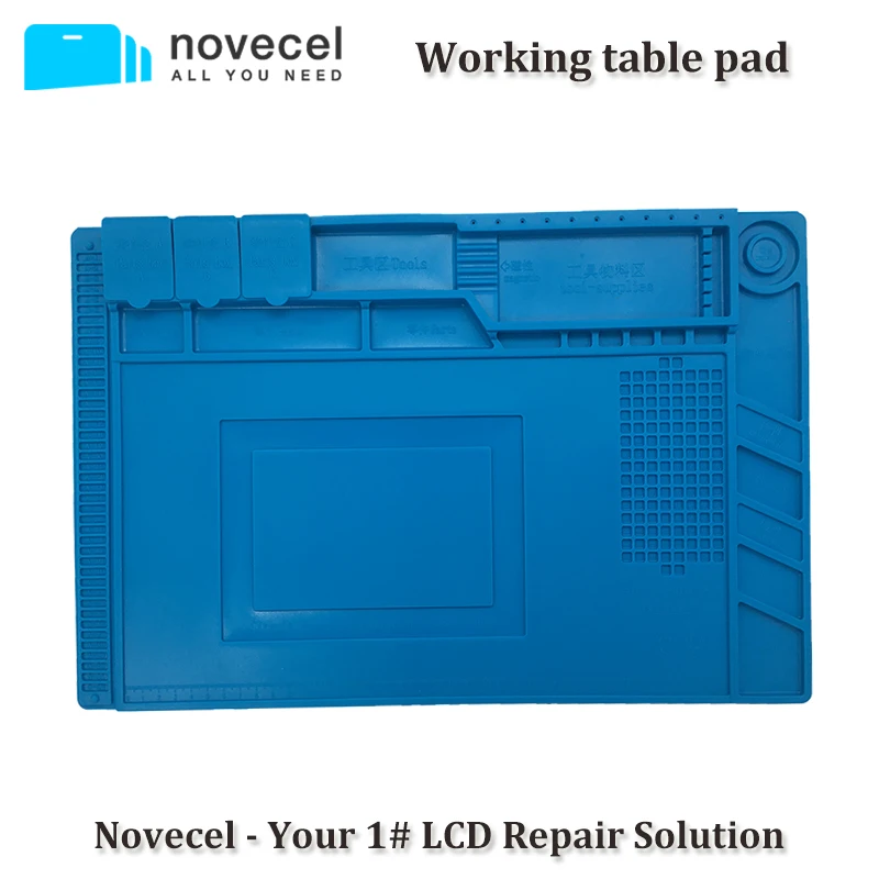 

S-160 High Temperature Resistant Anti Corrosion and Anti-static Working Table Parts Absorption Pad with Magnetic Groove
