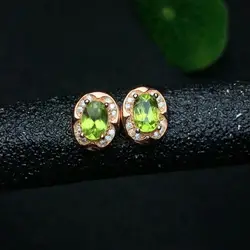 SHILOVEM 925 серебро Перидот классической fine Jewelry модифицируемые женские свадебные женские подарок Оптовая продажа Новый xke040601agg